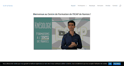 Desktop Screenshot of ecapnantes.fr