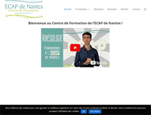 Tablet Screenshot of ecapnantes.fr